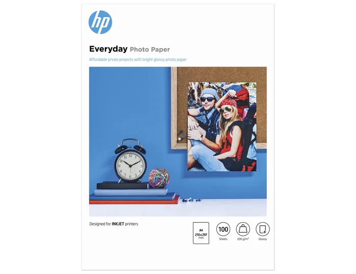 HP Papel Fotográfico Everyday A4 Semisatinado 200g