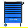 GEDORE Workster Highline Gedore WHL-L7-TS-147, Carro de Herramientas con 147 Piezas, Azul/Negro