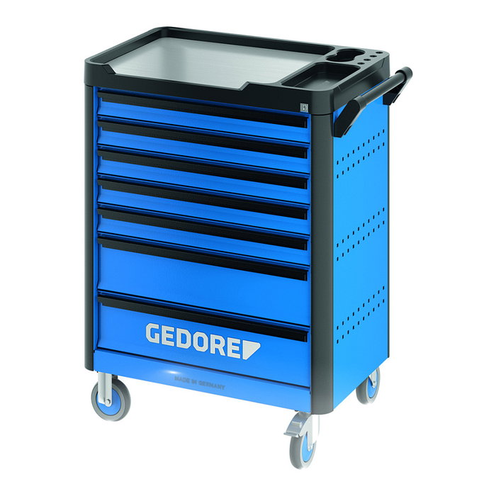 GEDORE Workster Highline Gedore WHL-L7-TS-147, Carro de Herramientas con 147 Piezas, Azul/Negro GEDORE Workster Highline Gedore WHL-L7-TS-147, Carro de Herramientas con 147 Piezas, Azul/Negro