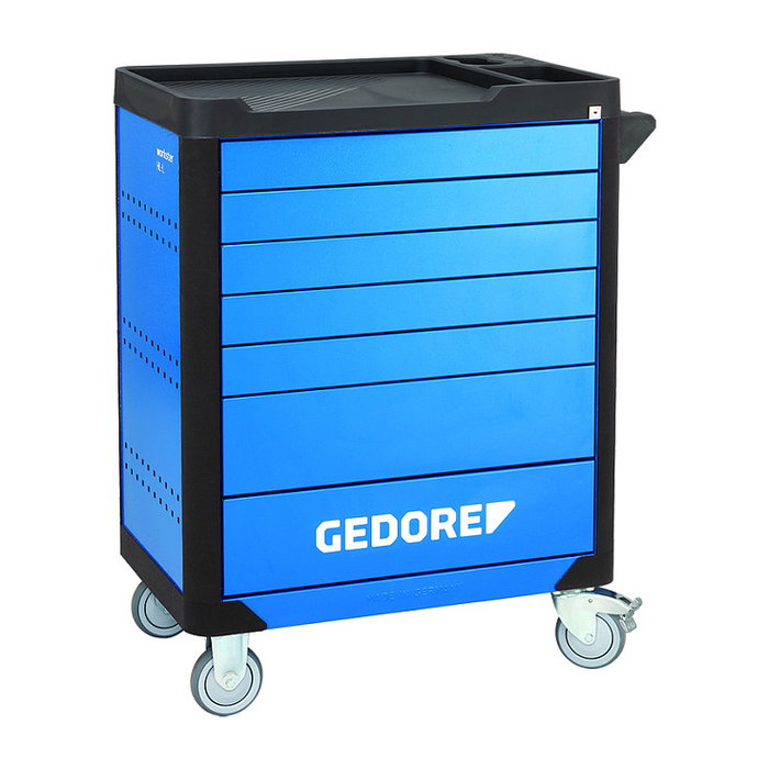 GEDORE Werkzeugwagen workster highline (azul/negro, incluye 147 herramientas) GEDORE Werkzeugwagen workster highline (azul/negro, incluye 147 herramientas)