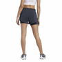 Pantalones Cortos Deportivos para Mujer Reebok Wor Run 2 In 1 Short Negro