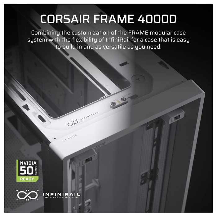 Corsair 4000D White Midi Tower Corsair 4000D White Midi Tower