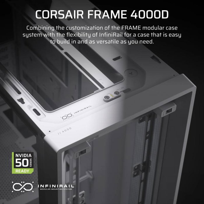 Corsair FRAME 4000D Blanca Midi Tower Corsair FRAME 4000D Blanca Midi Tower