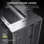 Corsair FRAME 4000D Blanca Midi Tower