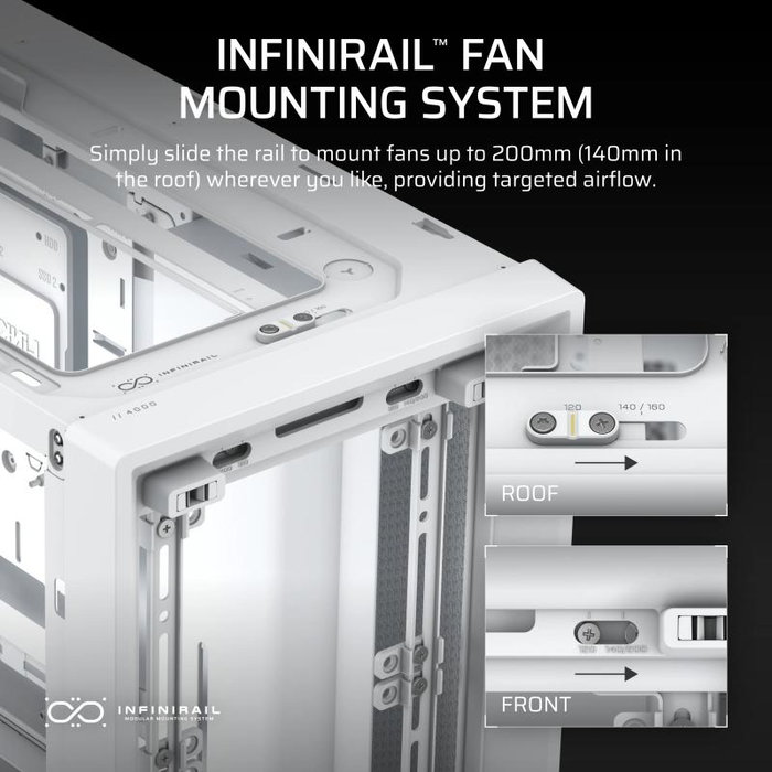 Corsair FRAME 4000D Blanca Midi Tower Corsair FRAME 4000D Blanca Midi Tower