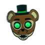 Five Nights at Freddy´s Chapa Popgoes The Weasel Glow in the Drak Spinning 5 cm