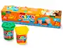 Carioca Pasta de modelar baby do 150 ml caja de 4 unidades colores surtidos para niños a partir de 12 meses
