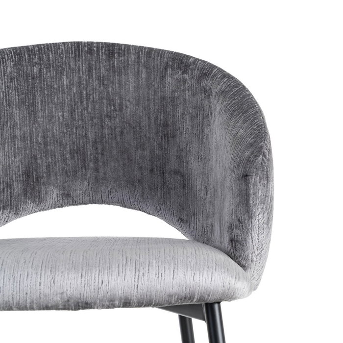 Silla Gris Tejido-Metal Contract 58 X 60 X 80,50 cm (Set de 2)
