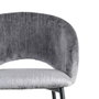 Silla Gris Tejido-Metal Contract 58 X 60 X 80,50 cm (Set de 2)