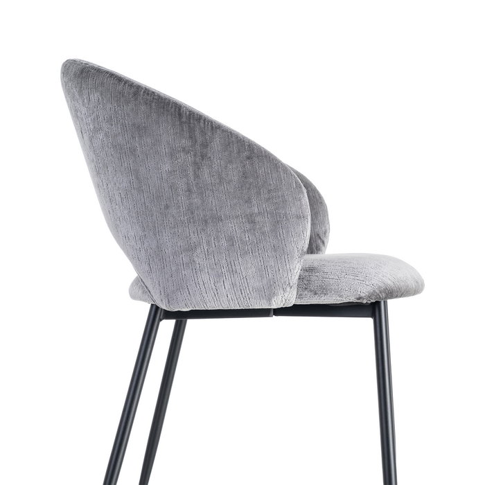 Silla Gris Tejido-Metal Contract 58 X 60 X 80,50 cm (Set de 2)