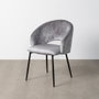 Silla Gris Tejido-Metal Contract 58 X 60 X 80,50 cm (Set de 2)