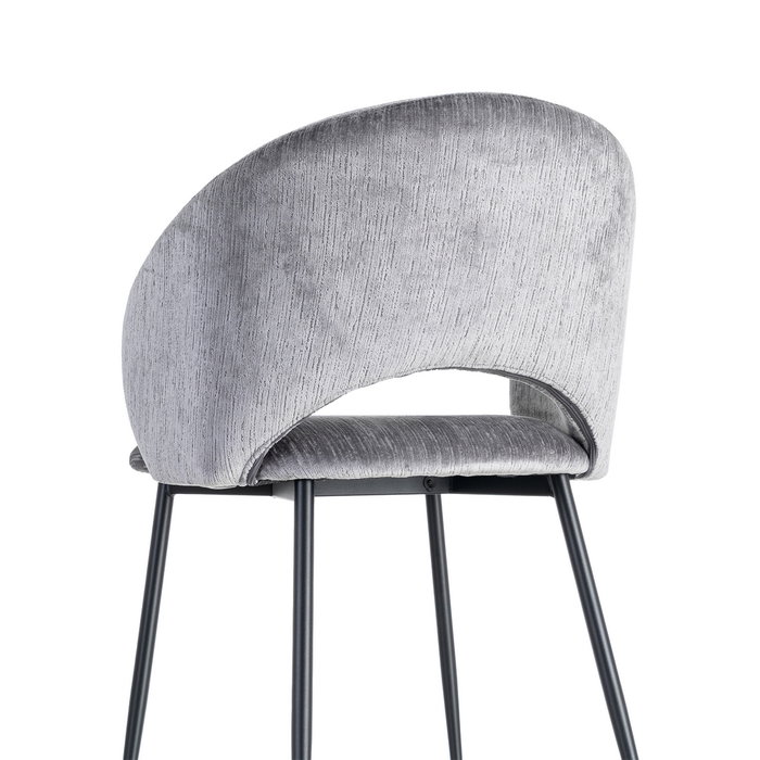 Silla Gris Tejido-Metal Contract 58 X 60 X 80,50 cm (Set de 2)
