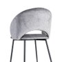 Silla Gris Tejido-Metal Contract 58 X 60 X 80,50 cm (Set de 2)