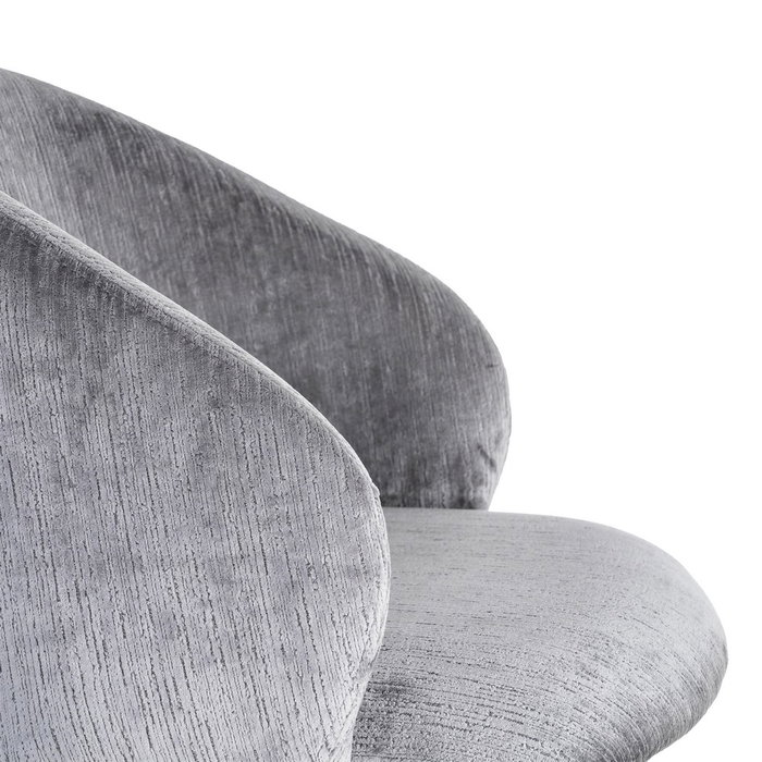 Silla Gris Tejido-Metal Contract 58 X 60 X 80,50 cm (Set de 2)