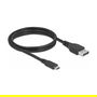 DeLOCK Cable USB-C a DisplayPort 8K Bidireccional 1m | DP Alt Mode | 7680x4320 60Hz | Certificado 8K | 1.4 | USB Tipo C Macho a DP Macho