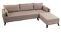Atelier Del Sofa Sofá Esquinero Derecho Bella 1 Crema 275x165x85 cm
