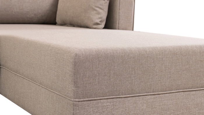 Atelier Del Sofa Sofá Esquinero Derecho Bella 1 Crema 275x165x85 cm