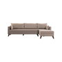 Atelier Del Sofa Sofá Esquinero Derecho Bella 1 Crema 275x165x85 cm