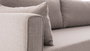 Atelier Del Sofa Sofá Esquinero Derecho Bella 1 Crema 275x165x85 cm