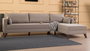 Atelier Del Sofa Sofá Esquinero Derecho Bella 1 Crema 275x165x85 cm