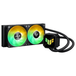 ASUS TUF Gaming LC III 240 ARGB Refrigeración Líquida AIO para CPU AMD AM4/AM5 e Intel LGA 1200/1700/1851, 2 Ventiladores, 12 cm, Negro