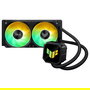 ASUS TUF Gaming LC III 240 ARGB Refrigeración Líquida AIO para CPU AMD AM4/AM5 e Intel LGA 1200/1700/1851, 2 Ventiladores, 12 cm, Negro