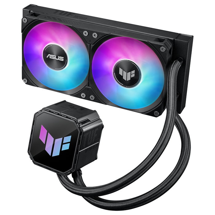 ASUS TUF Gaming LC III 240 ARGB - Sistema de Refrigeración Líquida AIO de 240 mm, Negro, 2 Ventiladores, Compatible con AMD AM4/AM5 e Intel LGA 1200/1700/1851