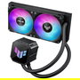 ASUS TUF Gaming LC III 240 ARGB Refrigeración Líquida AIO para CPU AMD AM4/AM5 e Intel LGA 1200/1700/1851, 2 Ventiladores, 12 cm, Negro