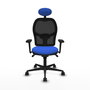 PIQUERAS Y CRESPO Silla de oficina Jorquera Azul y Negro