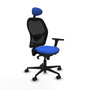 PIQUERAS Y CRESPO Silla de oficina Jorquera Azul y Negro
