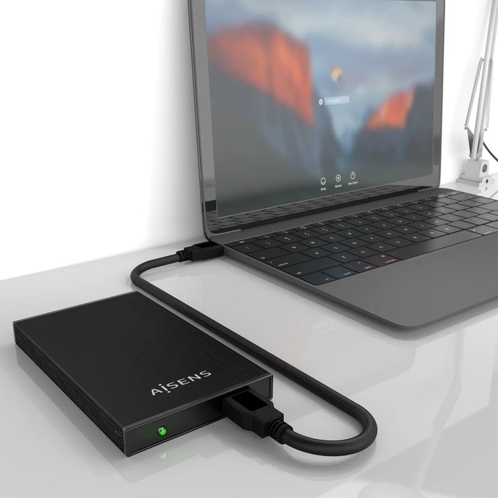 Aisens Caja Externa 2,5″ ASE-2523B Negro