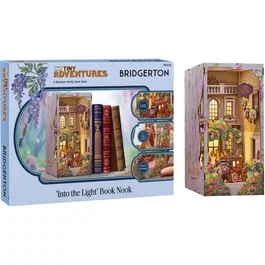 Revell REV4009803005430 - Kit de Bricolaje Book Nook Tiny Adventures Bridgerton In the Light LED - Sujetalibros 3D