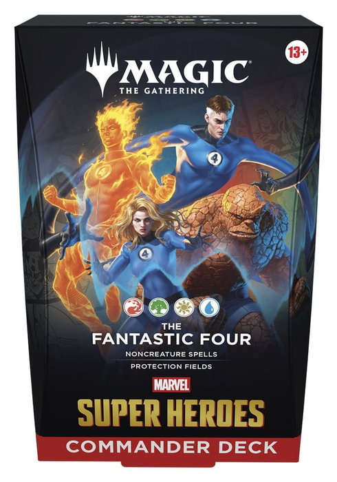 Wizards of the Coast Magic the Gathering Marvel Super Heroes Commander Decks Caja (4) inglés