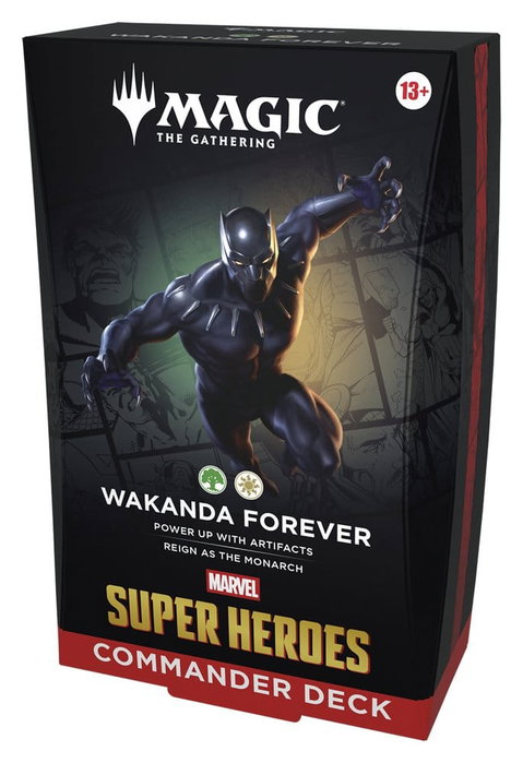 Wizards of the Coast Magic the Gathering Marvel Super Heroes Commander Decks Caja (4) inglés