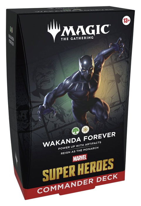 Wizards of the Coast Magic the Gathering Marvel Super Heroes Commander Decks Caja (4) inglés