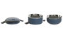 DKD Home Decor Recipiente Inox Doble 1500ml (Pack de 2, Colores Surtidos)
