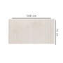 Mjölnir Toalla de Baño de Lujo 70 x 140 cm - 100% Algodón 700 gr/m², Color Crema