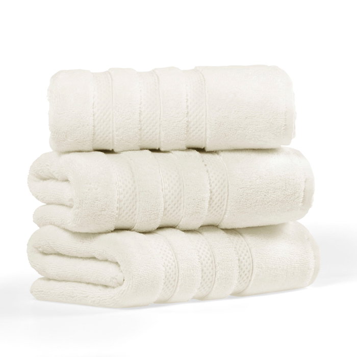 Mjölnir Toalla de Baño de Lujo 70 x 140 cm - 100% Algodón 700 gr/m², Color Crema