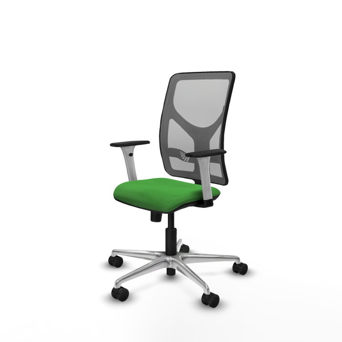 PIQUERAS Y CRESPO Silla de oficina Motilla con mecanismo Sincro, Verde y Gris PIQUERAS Y CRESPO Silla de oficina Motilla con mecanismo Sincro, Verde y Gris