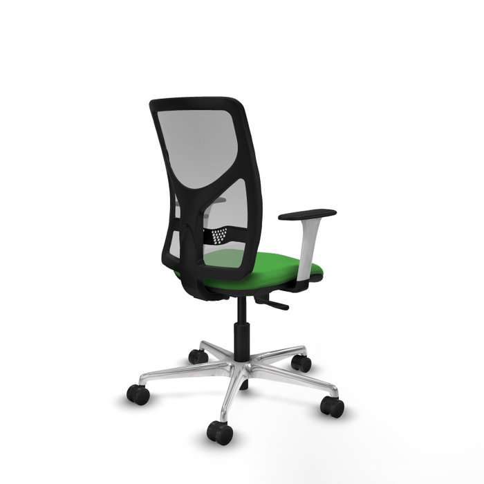 PIQUERAS Y CRESPO Silla de oficina Motilla con mecanismo Sincro, Verde y Gris PIQUERAS Y CRESPO Silla de oficina Motilla con mecanismo Sincro, Verde y Gris