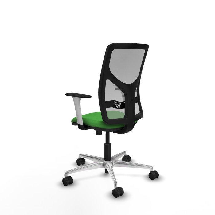 PIQUERAS Y CRESPO Silla de oficina Motilla con mecanismo Sincro, Verde y Gris PIQUERAS Y CRESPO Silla de oficina Motilla con mecanismo Sincro, Verde y Gris