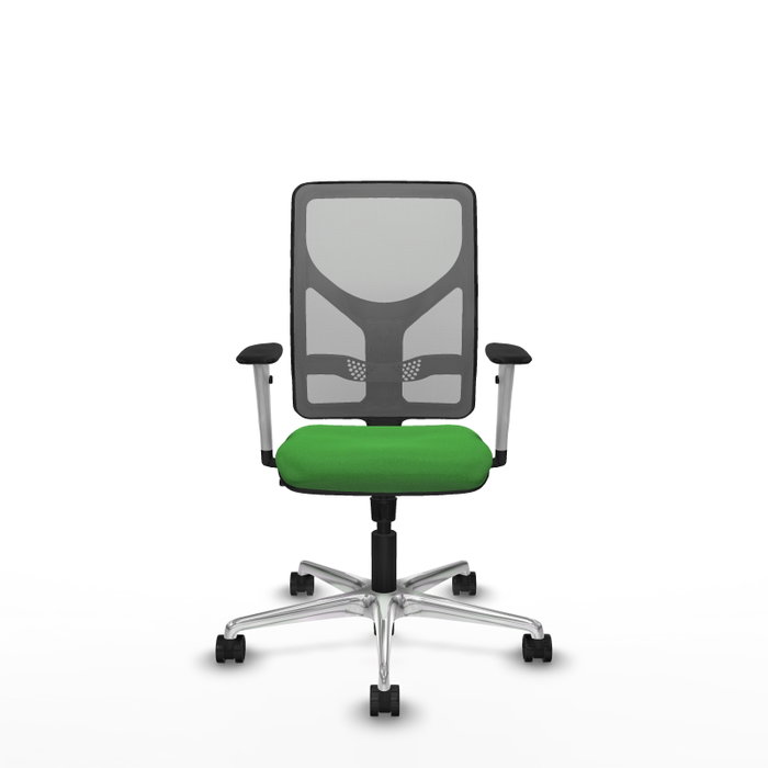 PIQUERAS Y CRESPO Silla de oficina Motilla con mecanismo Sincro, Verde y Gris PIQUERAS Y CRESPO Silla de oficina Motilla con mecanismo Sincro, Verde y Gris