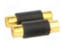GEMBIRD Adaptador RCA tomacorriente x2 con cobertura dorada