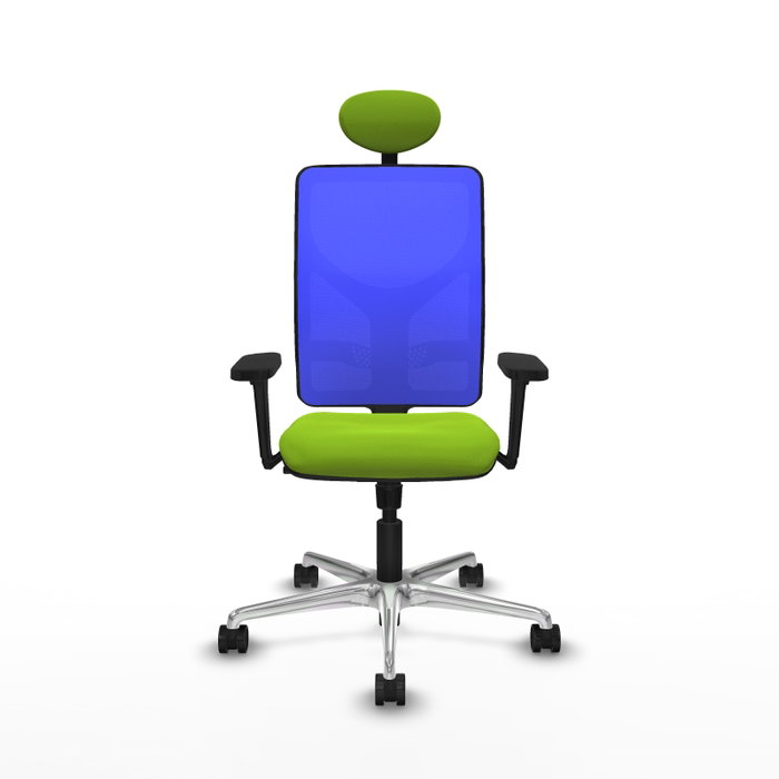 PIQUERAS Y CRESPO Silla de oficina Motilla con mecanismo Sincro, Pistacho y Azul PIQUERAS Y CRESPO Silla de oficina Motilla con mecanismo Sincro, Pistacho y Azul