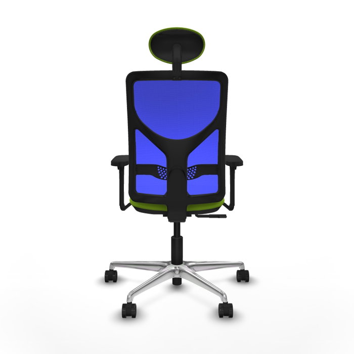 PIQUERAS Y CRESPO Silla de oficina Motilla con mecanismo Sincro, Pistacho y Azul PIQUERAS Y CRESPO Silla de oficina Motilla con mecanismo Sincro, Pistacho y Azul