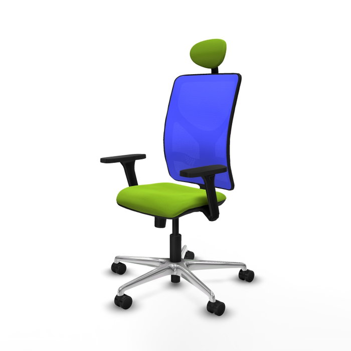 PIQUERAS Y CRESPO Silla de oficina Motilla con mecanismo Sincro, Pistacho y Azul PIQUERAS Y CRESPO Silla de oficina Motilla con mecanismo Sincro, Pistacho y Azul