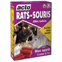 Acto ACT3361670465818 Cebo para Ratas y Ratones, 12 Bloques de 20g, Muy Atractivo, Control Eficaz Roedores, Total 240g