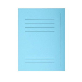 Exacompta Pack de 50 Subcarpetas con 3 Solapas Azul Claro
