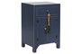 Mesita De Noche Oriental DKD Home Decor Azul Dorado 34 x 66 x 45 cm