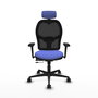 PIQUERAS Y CRESPO Silla de oficina Jorquera Azul claro con mecanismo Sincro/Traslack